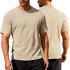 Men's T-shirt: Summer sports and leisure, loose-fitting, breathable, round-neck, terry jacquard fabric, men's short-sleeved polo shirt