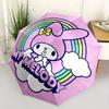 My Melody,Rainbow Automatic Opening and Closing Folding Umbrella with 8 Rib Frame and Compact Travel Design,perfect for All Occasions | St