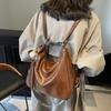 Autumn and Winter Plaid Large-capacity Bag Women's 2025 New Retro Tote Bag Versatile Shoulder Backpack