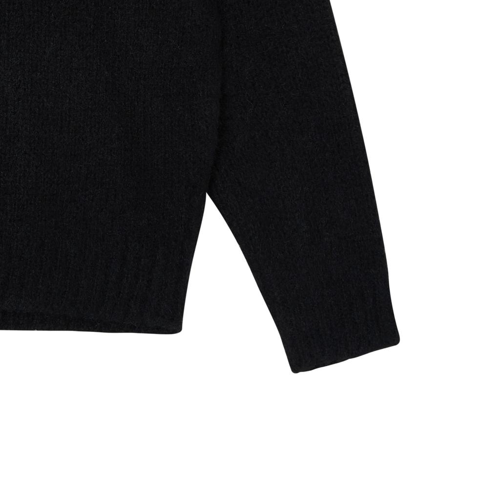 Moseu V-Neck Pullover Knit_Black