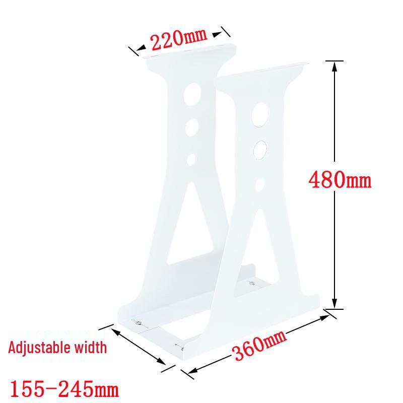 Adjustable Under-Desk Computer Mount & Bracket for Desktop Chassis