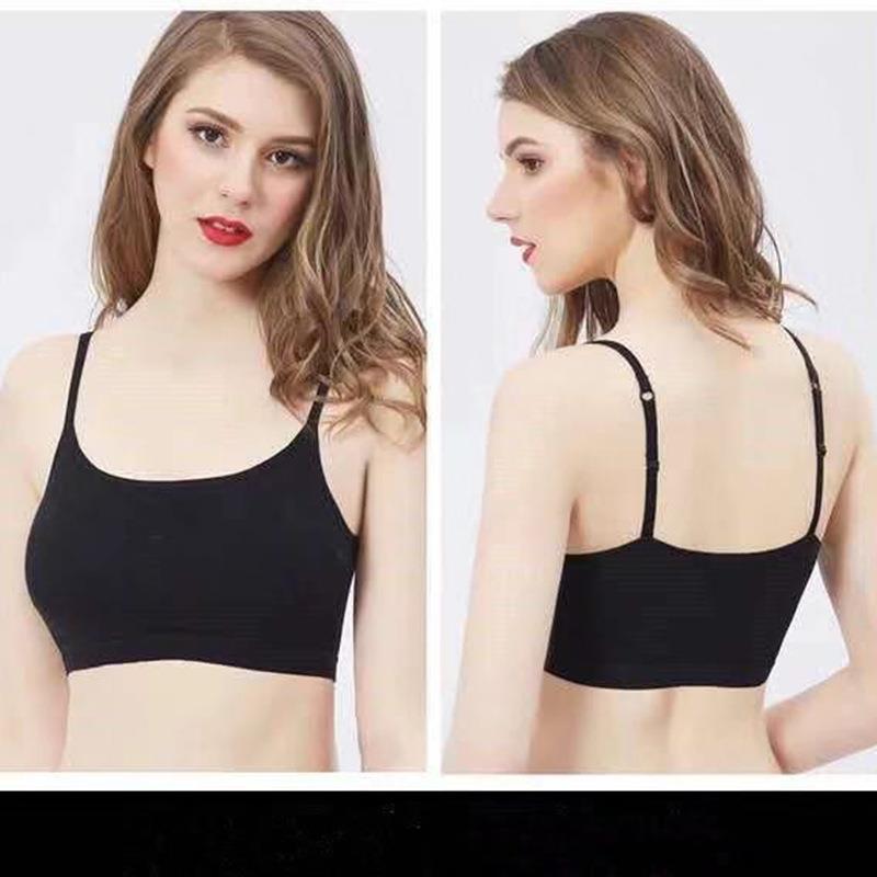 

Женский бесшовный спортивный топ-майка с нагрудной подушечкой и красивым дизайном спины S (80-95 jin)