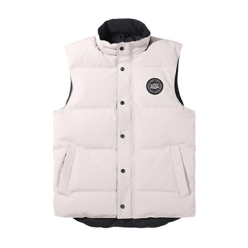 2025 Winter Warm Couples' Sleeveless Down Vest with Diagonal Pockets