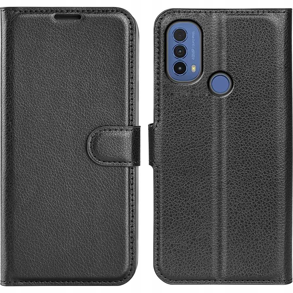 Litchi Moto E20 / E40 Czarny