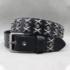 New Rivet Belt Cowhide 3.8 Men's Personalized Decoration Belt Trendy Punk Decoration European and American