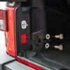 Aluminum Alloy Rear Tailgate Stopper Limiter Black for Jeep Wrangler JK 2007-17