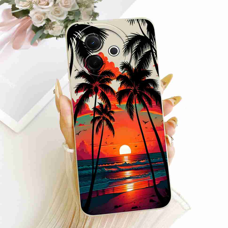 For Vivo Y39 5G V2443 V2436 Case Cat Rabbit Pattern Silicon Soft Cover For Vivo Y39 Y 39 Y300i Y 300i Phone Shell Casing