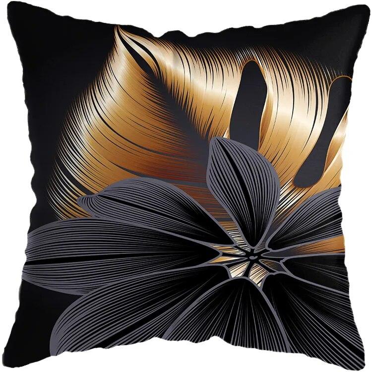 

Подушка для дивана, черная подушка, чехол для офисной подушки, домашний декор, подушка для спальни, наволочка 40x40cm
