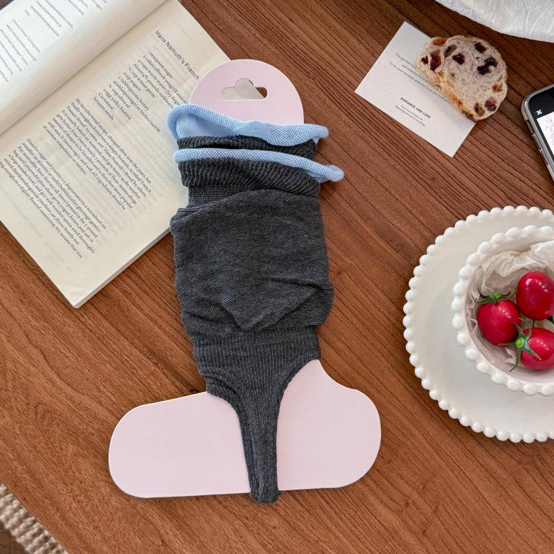 Miu Style Scrunch Footless Summer Socks: Ballet-Inspired Calf Socks and Sun Protection Leg Warmers for Women