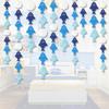Cartoon Paper Fish Banner Sea Theme Paper Garlands Kindergarten Window Decoration