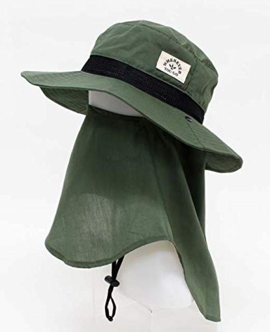 

Household Goods Gardening Hat Face Guard Khaki 57cm [Maruwa Boeki] Women s