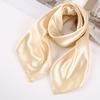 Silk Scarf Soft Breathable Smooth Satin Square Scarf Sun Protection Headscarf Headband Neck Wrap Lightweight Fashion Accessory