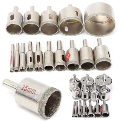 6 x Diamond Coated Tip Marble Tile 10mm Hole Saw Drilling 50mm Length
