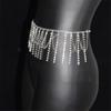 Tassels Waist Chain Elegant Rhinestones Belly Chain Body Jewelry For Stage Performances Prom Night Women Accessories