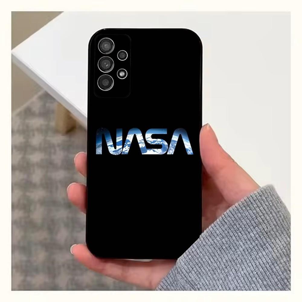 

Крутой чехол для телефона с логотипом N-Nasa-S Космос Для Samsung S25,S24,S23,S22,S20,S21,S10,Ultra,Plus,Lite,FE, Мягкий силиконовый черный чехол Samsung S25