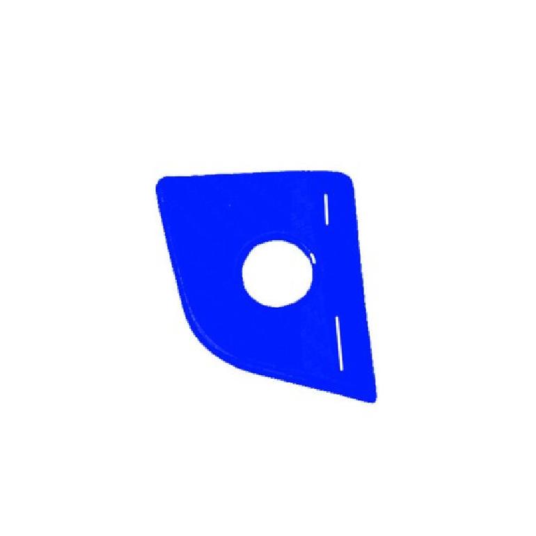 Car Co-Pilot Passenger Handle Strip Trim 1* For Ford Edge 2015- Bright Blue