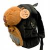Capybara School Backpack 3D Mascot Lightweight Roomy School Travel Bag