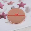 1Pc Exquisite Portable  Folded Makeup Cosmetic Mirror Magnifying Universal Vintage Alloy Compact Pocket Mirror