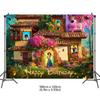 Charming Encanto Photo Backdrop Girls Birthday Photography Backdrop Magic Whole House Custom Banner Decoration Photo Prop