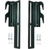 CAFORO #711 Bolt-On To Hook-On Conversion Bed Frame Brackets, Bed Rail Headboard Bracket, Bed Hook Adapter Kit (Set of 2)
