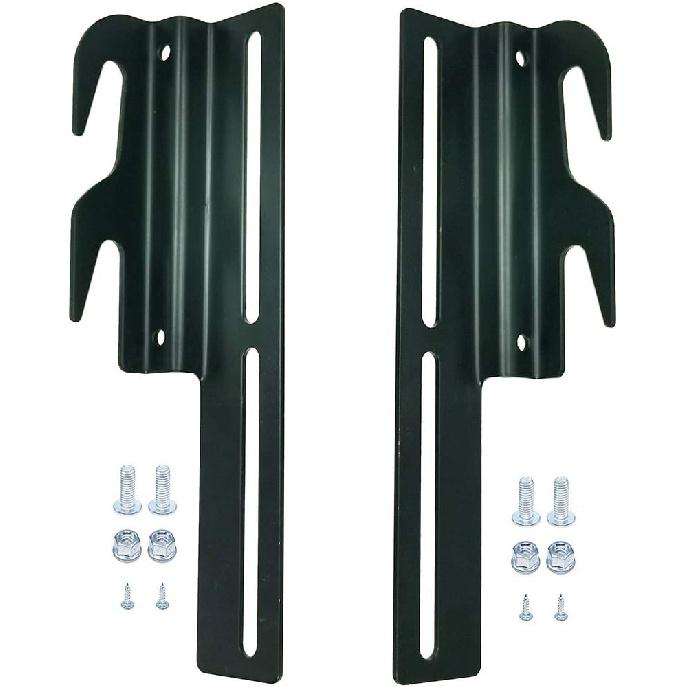 CAFORO #711 Bolt-On To Hook-On Conversion Bed Frame Brackets, Bed Rail Headboard Bracket, Bed Hook Adapter Kit (Set of 2)