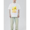 Zwart T-shirt Met 2026 Jaar van het Paard Bloemenontwerp Voor Casual Kleding