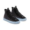 Converse Chuck Taylor All Star Chuck Crater Space Hippie Simple and Versatile High-Top Canvas Shoes Unisex Black