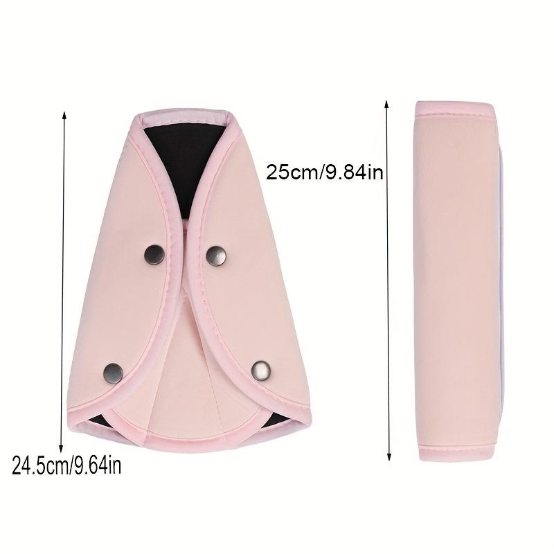 Car Children Safety Belt Shoulder Protector Cover Cute Prevent Strangulation Neck Protector Car Mounted Adjustable Fixed Limiter