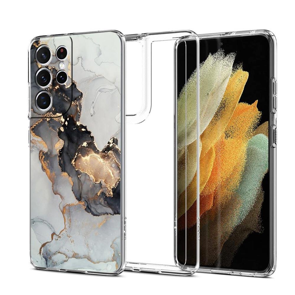 Marble Clear Silicone Phone Case For Samsung Galaxy S23 S22 5G S20 Ultra S21 FE 5G S10E S9 S8 S10 Plus Soft Shockproof Cover