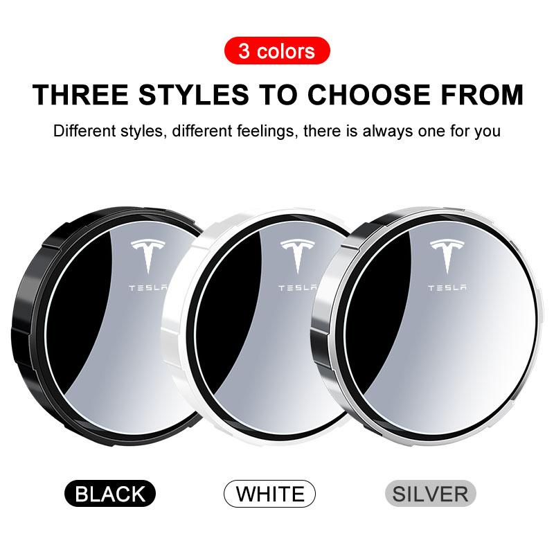 2Pcs Adjustable 360 Degree Car Blind Spot Rear View Mirror Angle For Tesla Model 3 Model X S 2016-2023 Model Y Decals TM3 TMX