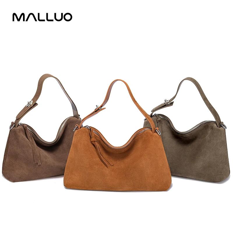 Women's Suede Cow Leather Shoulder Bags Crossbody Bag Big Bost Tote Soft Matte Suede Cow Leather Women's Handbag Shoulder Bag