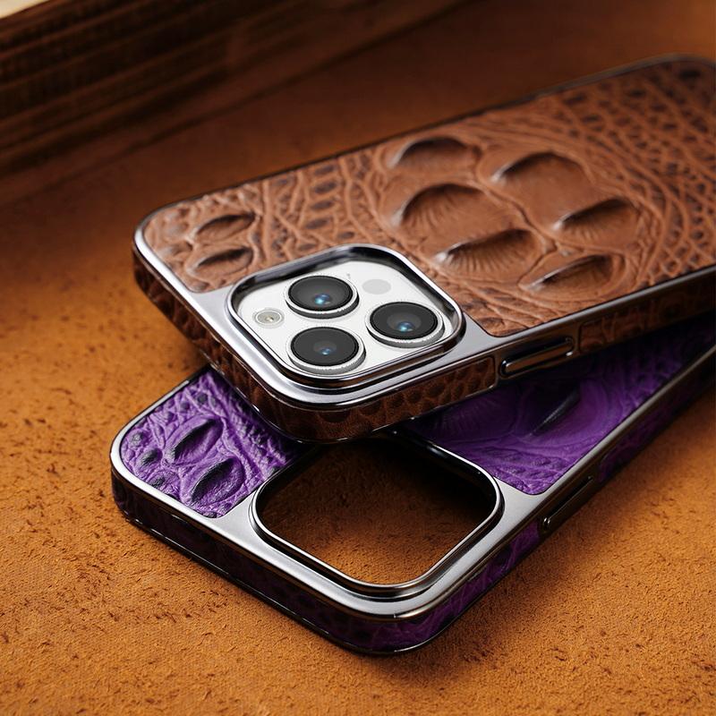 Luksusowa skórzana obudowa do iPhone'a 16 Plus 15 14 13 12 Pro Max odporna na wstrząsy jednokolorowa hybrydowa obudowa TPU z miękkiego pu