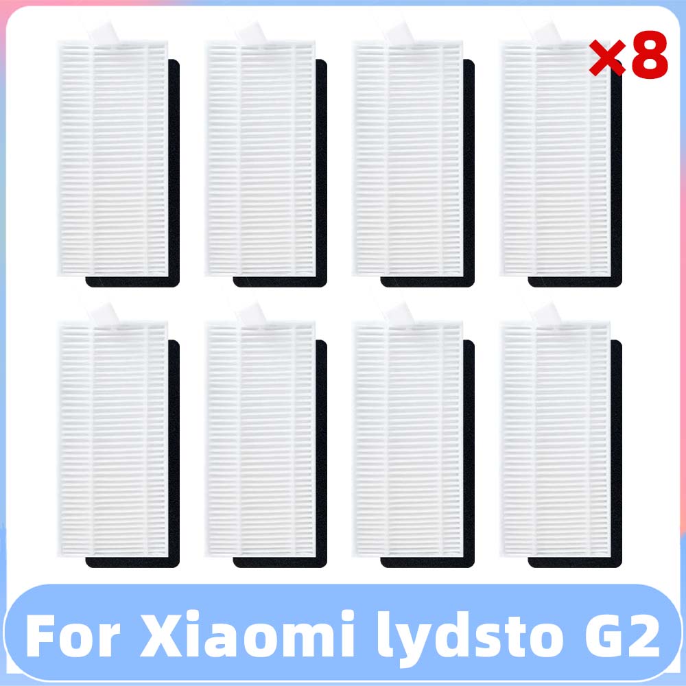 Compatible for Xiaomi Lydsto G2 Main Side Brush Hepa Filter Mop Cloths Rag Dust Bag Replacement Accessory Kit Spare Part