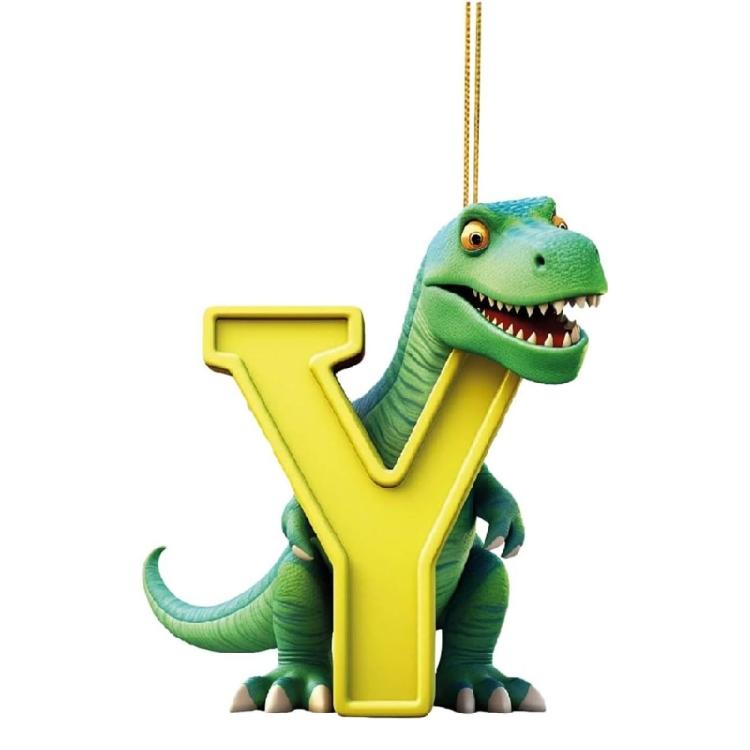 26 Letter Christmas Tree Ornament New Years Animal Christmas Hanging Pendant