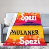 Warme weiche Decke Camping Paulaner Spezi Überwurfdecke Deutschland Erfrischungsgetränk Flanell Tagesdecke für Schlafzimmer Mode Sofa Bettbezug