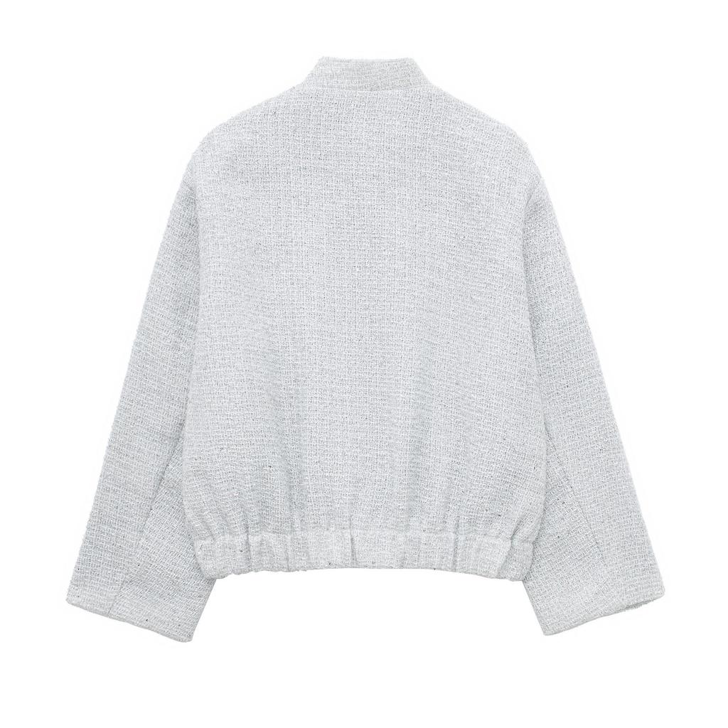 Spring 2025 Street Style Sequin Jacket