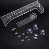 Mini Acrylic Fish Shrimp Food Sunken Feeder Granules Diet Feeding Tube Accessory for Aquarium