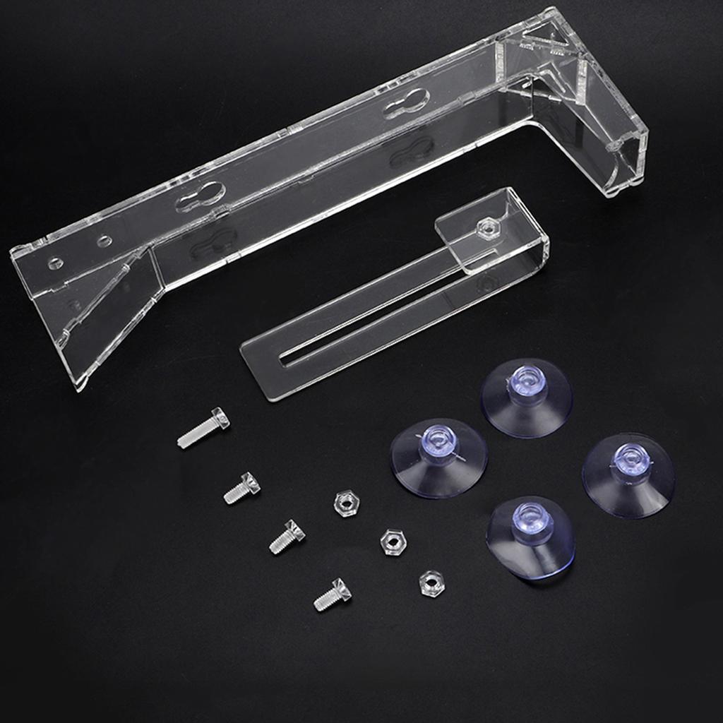 Mini Acrylic Fish Shrimp Food Sunken Feeder Granules Diet Feeding Tube Accessory for Aquarium
