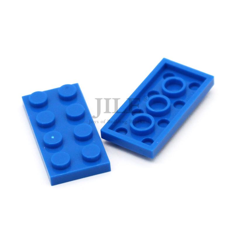 50Pcs Moc Compatible 3020 Plate 2X4 Bricks Colorful Building Blocks Educational Assembles Particles Accessories Toy City