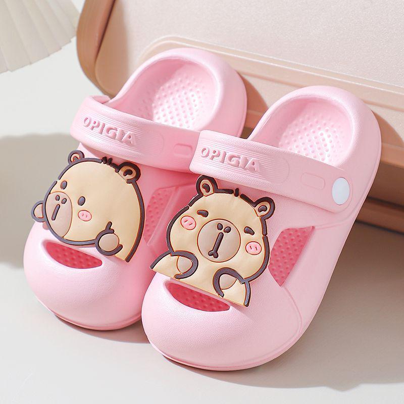 Summer Cartoon Cute Girls' Slippers, Non-Slip Soft Sole for Indoor/Bath Use