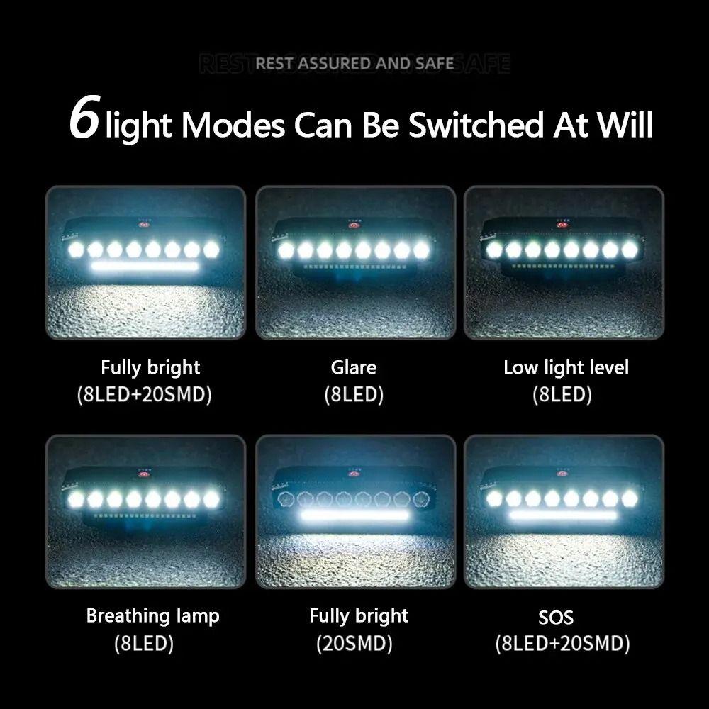 USB Rechargeable Bicycle Front Light High Brightness Cycling Headlights Bicycle Bell Light  Outdoor