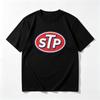 T-shirt Unisex Estiva 2026 Vintage Casual STP Automotive Olio per Motori Nostalgica con Cappuccio Morbido per l'Uso Quotidiano Comoda Streetwear