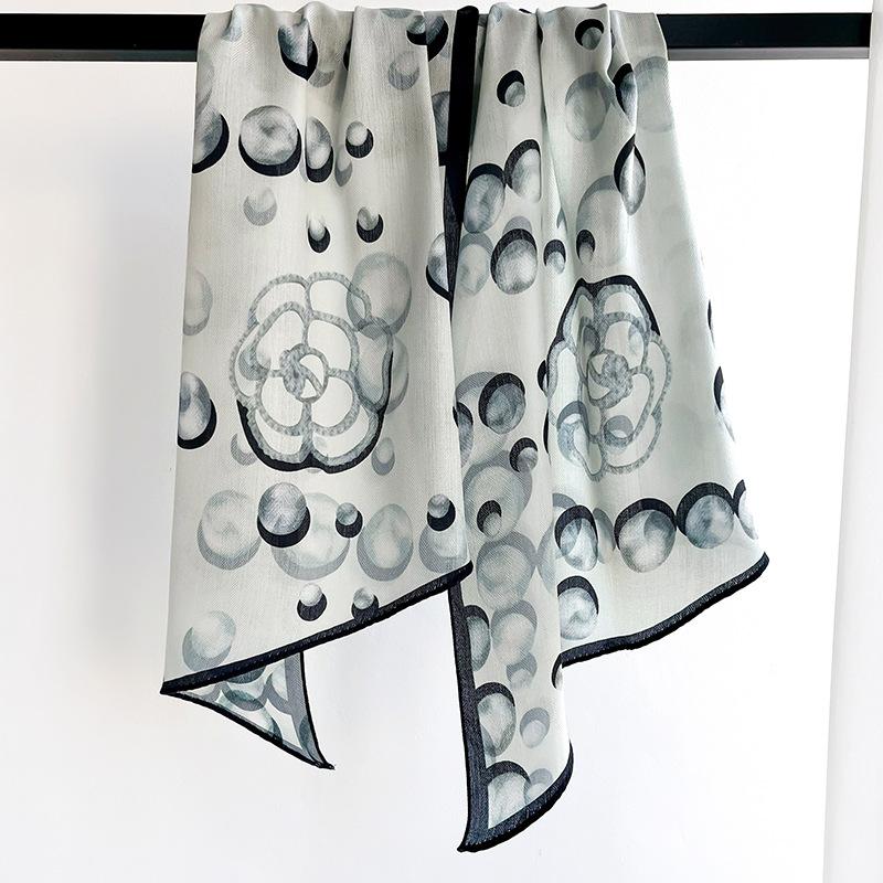 

Новый модный шарф Модный универсальный шарф с костюмом-рубашкой Профессиональный шарф Французский платок Женский весенний 44*152cm