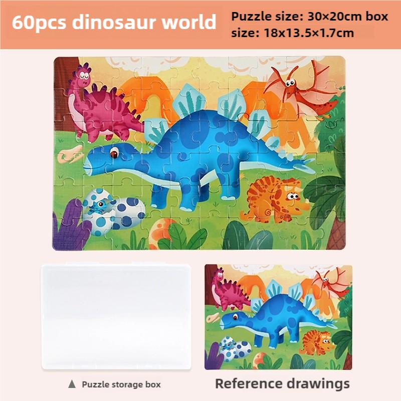 

Новое Логическое Мышление Интеллектуальная Деревянная Игра Головоломка Пазл Животное Транспорт Мультфильм Ранние Обучающие Игрушки Для Детей Детские Подарки