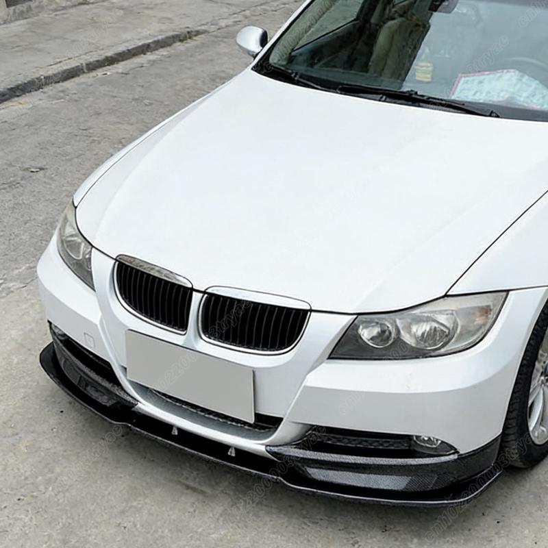 For BMW 3 Series E90 E91 Pre-facelift 320i 330i 2005 2006 2007 2008 Car Front Bumper Splitter Spoiler Lip Body Modification Kit