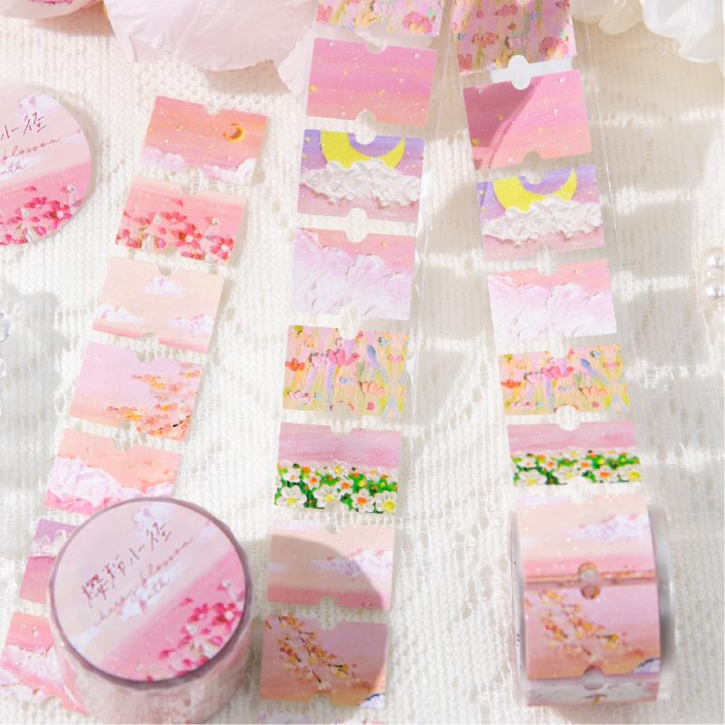 Journal GO 3x200cm Travel Notes Tape Stickers for Collage Junk Journal Scrapbooking Traveling Decor Masking Tape Decals