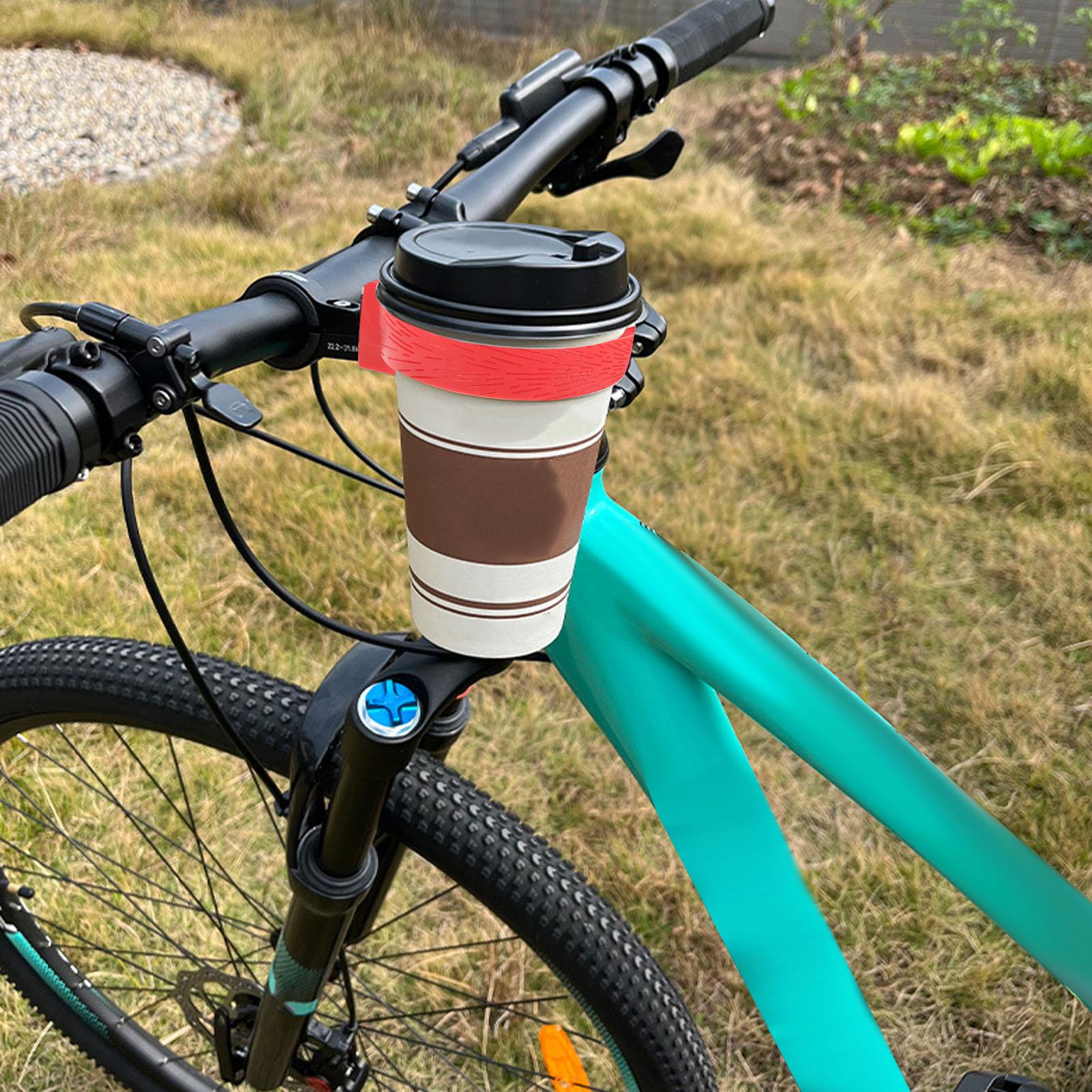 Electirc Bike Handlebar Cup Holder Aluminum Alloy Coffee Cup Holder Tea Cup Holder Bracket for Cycling