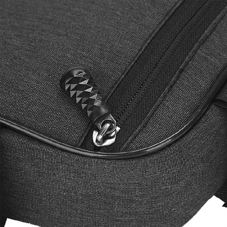 Bike Handlebar Organizer Bag with Expandable Capacity Polyester Construction Triangular Pouch for Cycling Essential