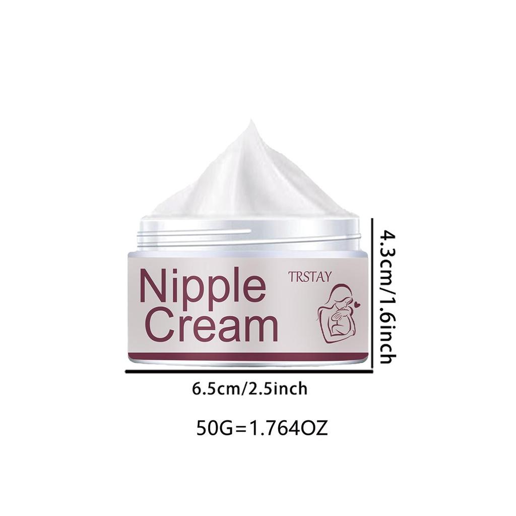 Nipple Cream with Pure Natural Plant-based Ingredients Nourishes the Skin with Gentle Hydration and Moisturizing Moisturizer