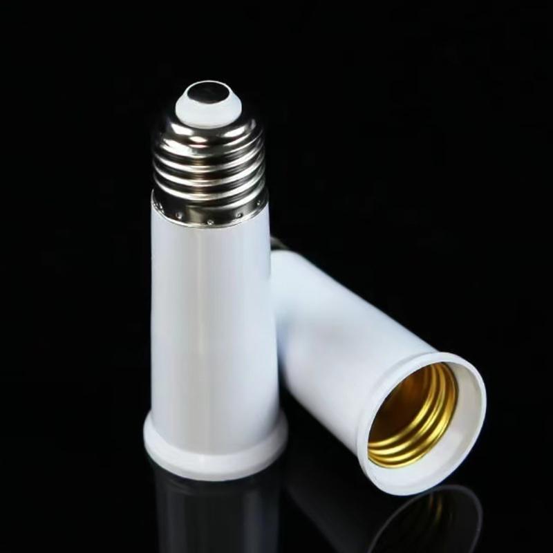 E27 to E27 Light Socket Extender for Medium Light Bulb Extender Extension Socket 65mm 95mm 120mm